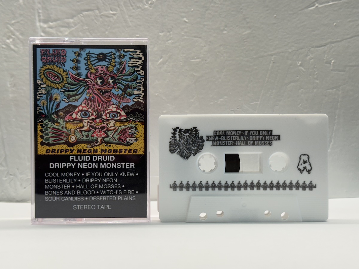 Drippy Neon Monster - Cassette Tape